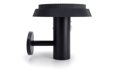 Integral LED True - buiten wandlamp op zonne-energie met bewegingssensor - 20 x 18,2 x 22 cm - 6W LED incl. - instelbare lichtkleur - IP65 - zwart