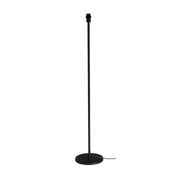 Artdelight Tondo - staanlamp - 140 cm - zwart