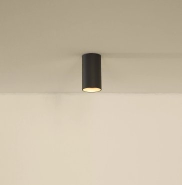 Lucide Delto - opbouwspot - Ø 5,5 x 10 cm - 5W dimbare LED incl. - dim to warm - grijs