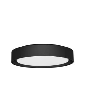 Nova Luce Koi - plafondlamp - Ø 48 x 8 cm - 30W LED incl. - zandzwart