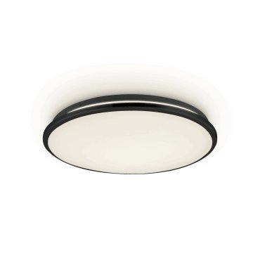 ONE Light LED Plafo Range - plafondverlichting - Ø 38 x 5,7 cm - 30W LED incl. - zwart
