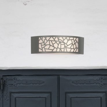 Nova Luce Zenith - buiten wandverlichting - 30,3 x 10 x 9 cm - IP44 - donkergrijs