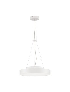 Nova Luce Perfect Profile - hanglamp - Ø 40 x 120 cm - 24W dimbare LED incl. - wit