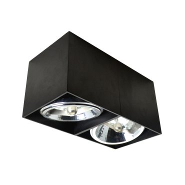 Zuma Line Box SL2 - opbouwspot 2L - 24 x 12 x 12 cm - zwart