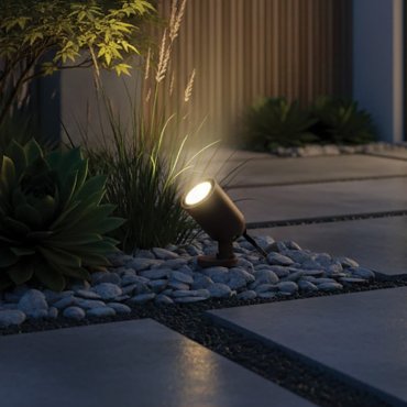 VK Lighting Sui - spot op piek - Ø 5,5 x 7,4 cm - 7W LED incl. - IP65 - groen