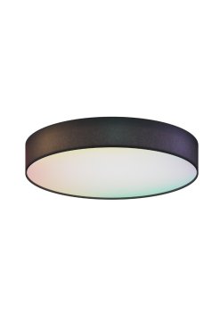 Calex Smart Ceiling Light - dimfunctie en instelbare lichtkleur via app - Ø 30 x 6,5 cm - 16W LED incl. - zwart