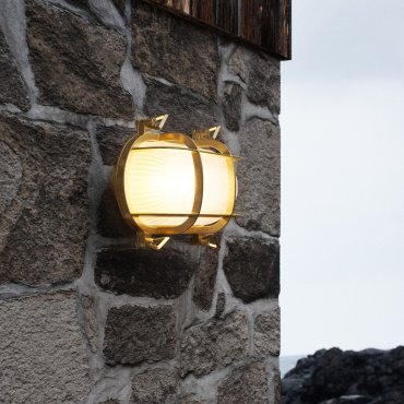 Nordlux Helford - buiten wandverlichting - 19 x 12,5 cm - IP64 - messing