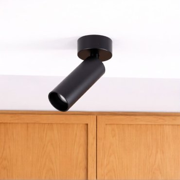 Faro Stan Slim - opbouwspot 1L - Ø 4,2 x 16,1 cm - zwart