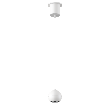 Artdelight Miami - hanglamp - Ø 10 x 218 cm - 10,8W dimbare LED incl. - wit