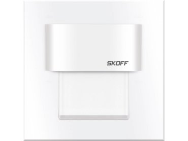 Skoff Tango Mini LED - inbouw wandverlichting - 60 x 60 mm - 0,4W LED incl. - 10Vdc - wit - 4000K