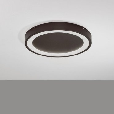 Nova Luce Nodi - plafondlamp - Ø 45 x 5 cm - 30W LED incl. - koffiebruin