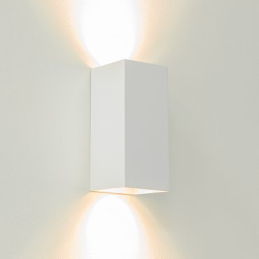 Artdelight Dante - wandverlichting - 6,7 x 6,7 x 15,4 cm - wit