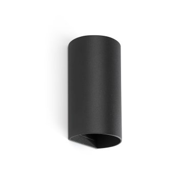 Faro Sole 2L - wandlamp - 8 x 15,5 x 6,5 cm - zwart