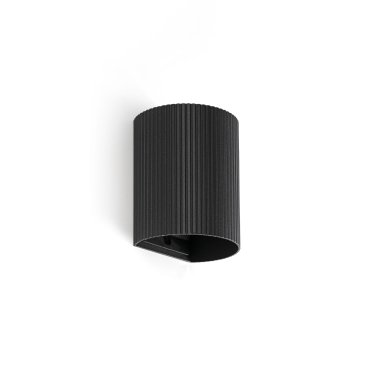 Faro Sole I - wandlamp - 8 x 10 x 6,5 cm - zwart