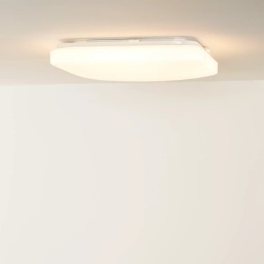 Lucide Otis - plafondverlichting - 33 x 33 x 6,5 cm - 32W LED incl.  - opaal