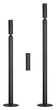 ETH Pencil - vloerlamp - Ø 8 x 180 cm - zwart