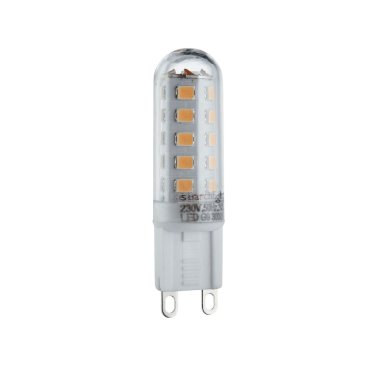 Searchlight LED Lamp - Ø 2 x 6 cm - G9 - 3W niet dimbaar (set van 10) - 4000K - transparant