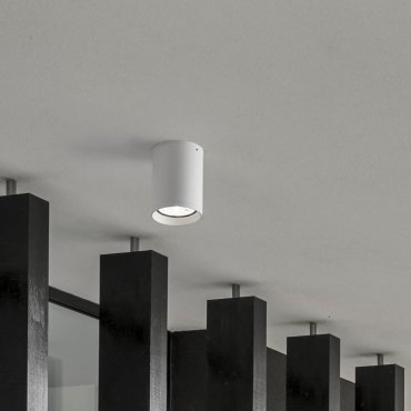 Nova Luce Dara - buiten plafondverlichting - Ø 8 x 11 cm - 9W LED incl. - IP54 - zandwit