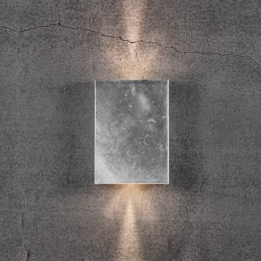 Nordlux Fold - buiten wandverlichting - 15 x 4,5 x 21 cm - 2 x 5W LED inc. - IP54 - gegalvaniseerd staal