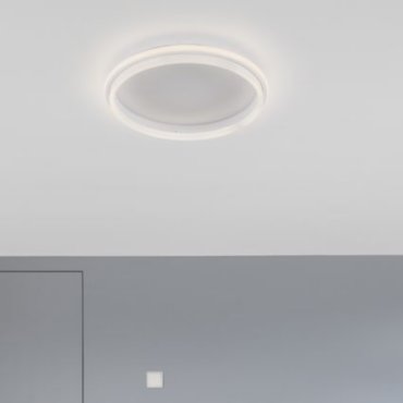 Nova Luce Willow - plafondlamp - Ø 45 x 6 cm - 38W LED incl. - zandwit