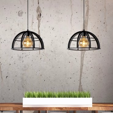 Lucide Dikra - hanglamp - 110 x 40 x 150 cm - zwart