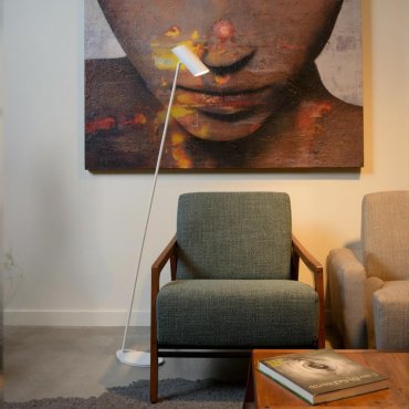 Lucide Hester - staanlamp - 15 x 61 x 137 cm - wit