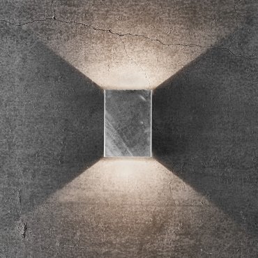 Nordlux Fold - buiten wandverlichting - 10,6 x 4,5 x 14,9 cm - 2 x 3,5W LED inc. - IP54 - gegalvaniseerd staal