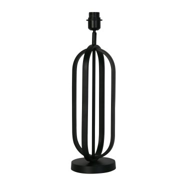 Searchlight - tafellamp voet - Ø 16 x 55 cm - mat zwart