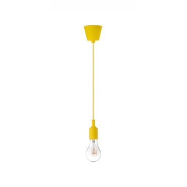 Nova Luce Swing - hanglamp - Ø 4,5 x 100 cm - geel