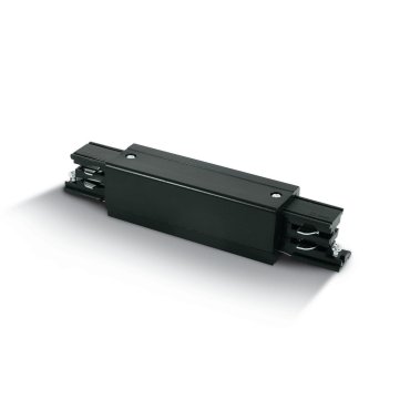 ONE Light Square Track Accessories - tussenvoeding - 3-fase railsysteem - 16A - zwart