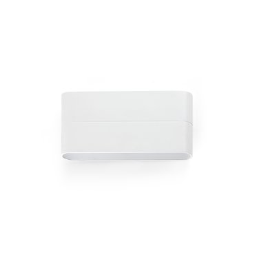 Faro Aday - wandverlichting - 17,5 x 2,2 x 9 cm - 6W LED incl. - IP54 - mat wit