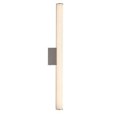 Brilliant Tube - plafond/wandlamp - 60 x 11 cm - 17W LED incl. - wit &amp; chroom