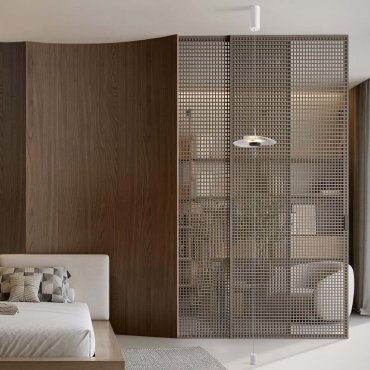 Nova Luce Olea - hanglamp - 35 x 390 x 10 cm - 16W dimbare LED incl. - zandwit
