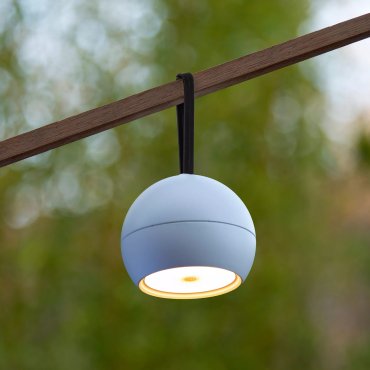 Lucide Lunex buitenlamp - oplaadbaar via USB-kabel - 10,2 x 10,9 x 11 cm - 2W dimbare LED incl. - IP54 - wit