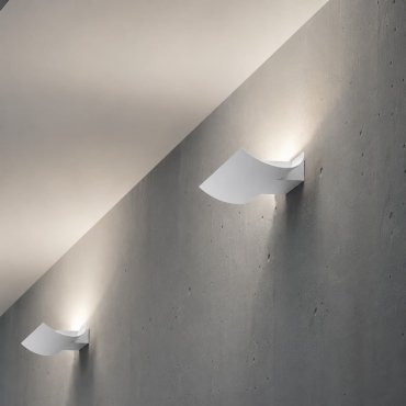 VK Lighting Cape - wandlamp buiten - 19,4 x 30 x 4,3 cm - 10W LED incl. - IP65 - wit