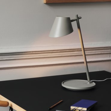 Design for the People Stay - tafellampen - Ø 20 x 47 cm - 14,5W dimbare LED incl. - grijs