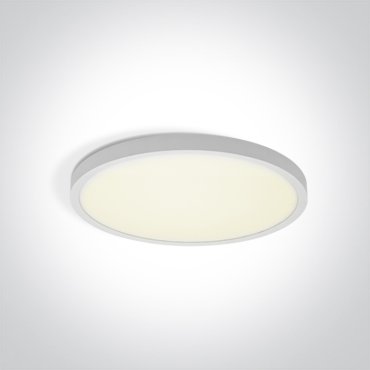 ONE Light Plafo - plafondverlichting - Ø 23 x 2,5 cm - 18W LED incl. - wit