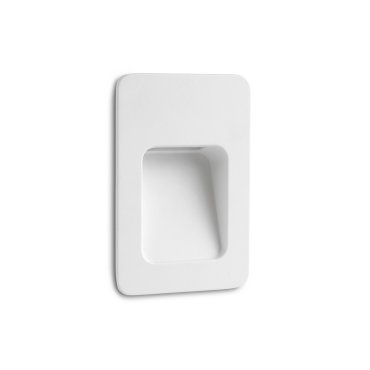 Faro Nase - inbouw wandverlichting - 9 x 5,7 x 13,5 cm - 3W LED incl. - IP44 - mat wit
