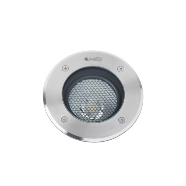 Faro Geiser Orientable - ronde grondspot voor buiten - Ø 130 mm, Ø 116 mm inbouwmaat - IP67 - satijn inox