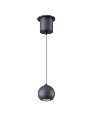 Artdelight Miami - hanglamp - Ø 10 x 218 cm - 10W dimbare LED incl. - zwart