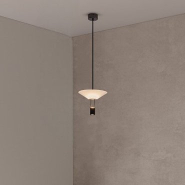 Nova Luce Anafi - hanglamp - Ø 22 x 210 cm - 8W LED incl. - zandzwart