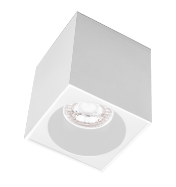 Century Italia Essenza Cube - opbouwspot 1L - 9,6 x 9,6 x 10,2 cm - wit