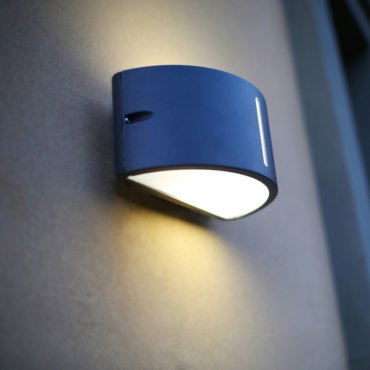Lutec Bonn - buiten wandlamp - 26 x 11 x 12 cm -  IP54 - antraciet grijs