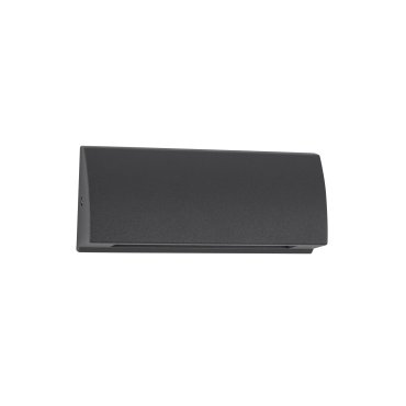 Nova Luce Liv - buiten wandverlichting - 13 x 3 x 5,5 cm - 3,5W LED incl. - IP54 - donkergrijs