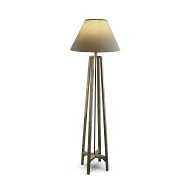 ONE Light Wood Nostalgia - staanlamp - 154 cm - bruin