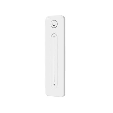 Lichtkoning - Ultradunne afstandsbediening met touch slide - 13,9 x 3,6 x 1,1 cm - wit