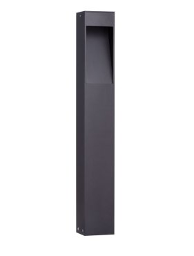 Nova Luce Maddi - tuinpaal - 8,5 x 60 x 7,5 cm - 7W LED incl. - IP65 - zandzwart