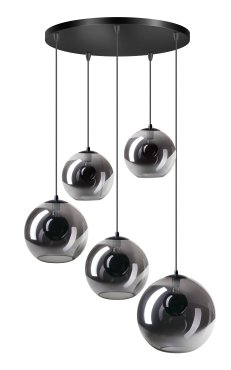 ETH Orb - hanglamp - Ø 30 x  350 cm - zwart