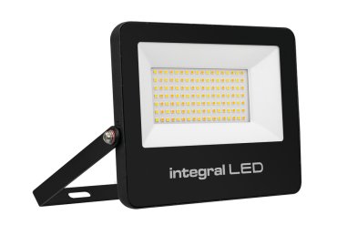 Integral LED Super Slim 2 - verstraler - 22,2 x 3,8 x 24,4 cm - 50W LED incl. - via Tuya Smart - instelbare lichtkleur - IP67 - zwart