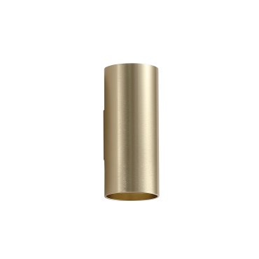 Searchlight Round - wandlamp - Ø 6,5 x 15,4 cm - goud